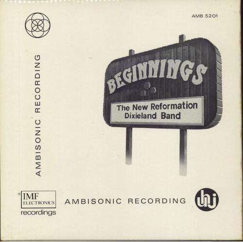 The New Reformation Dixieland Band Beginnings vinyl LP album (LP record) UK 4QULPBE796558