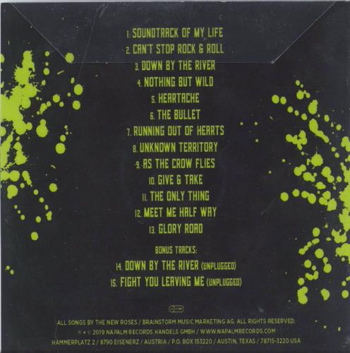 The New Roses Nothing But Wild - Promo CD album (CDLP) UK Y28CDNO826199