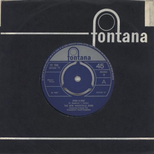 The New Vaudeville Band Peek-A-Boo 7" vinyl single (7 inch record / 45) UK NVD07PE557277