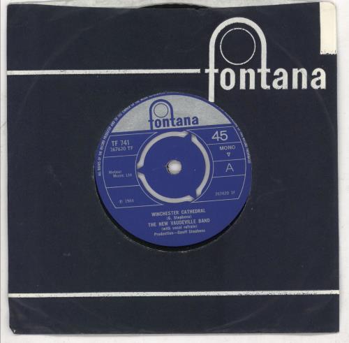 The New Vaudeville Band Winchester Cathedral - 3pr 7" vinyl single (7 inch record / 45) UK NVD07WI557269