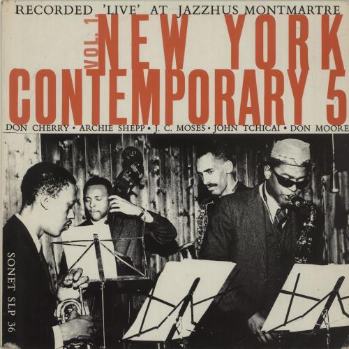 The New York Contemporary Five Volume 1 vinyl LP album (LP record) Danish YHHLPVO676011