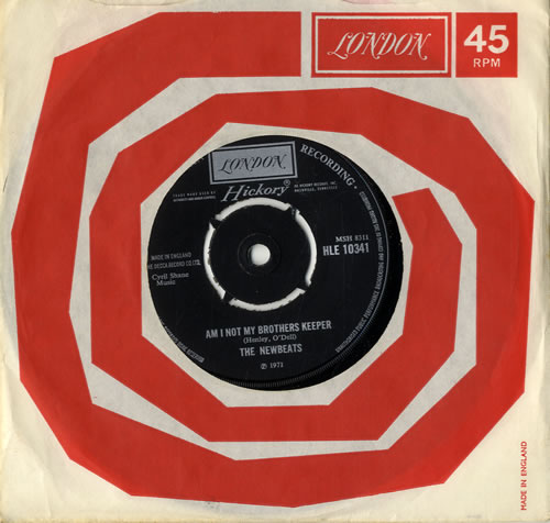 The Newbeats Am I Not My Brothers Keeper 7" vinyl single (7 inch record / 45) UK NEB07AM564801