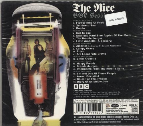 The Nice BBC Sessions - Sealed CD album (CDLP) UK NCECDBB691241