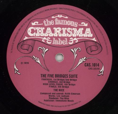 The Nice Five Bridges - 1st - EX vinyl LP album (LP record) UK NCELPFI446076