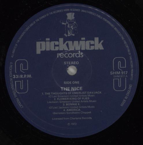 The Nice The Nice vinyl LP album (LP record) UK NCELPTH295595