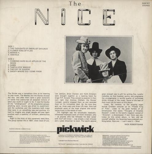 The Nice The Nice vinyl LP album (LP record) UK NCELPTH295595