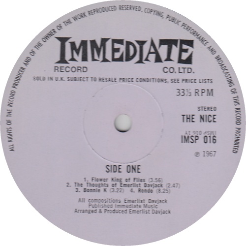 The Nice The Thoughts Of Emerlist Davjack - 1st vinyl LP album (LP record) UK NCELPTH86668