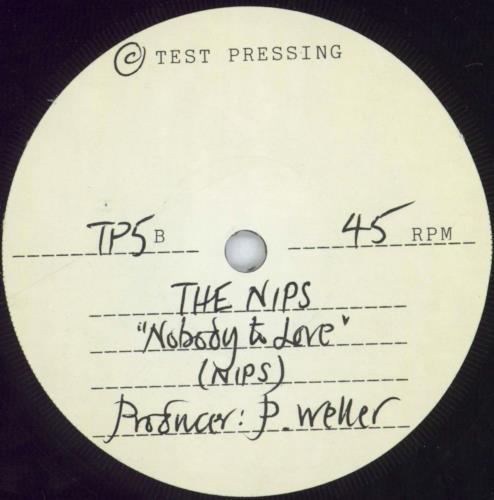 The Nips Happy Song 7" vinyl single (7 inch record / 45) UK N.S07HA817970