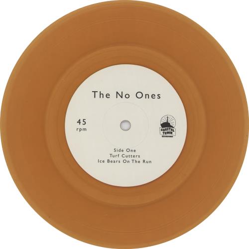 The No Ones Sun Station - Orange Vinyl 7" vinyl single (7 inch record / 45) Norwegian 28R07SU764009