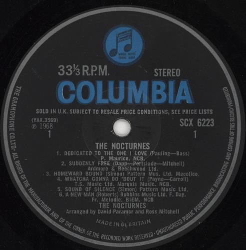 The Nocturnes The Nocturnes vinyl LP album (LP record) UK N0CLPTH727870