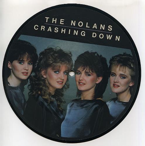 The Nolans Crashing Down 7" vinyl picture disc (7 inch picture disc single) UK NOL7PCR41944