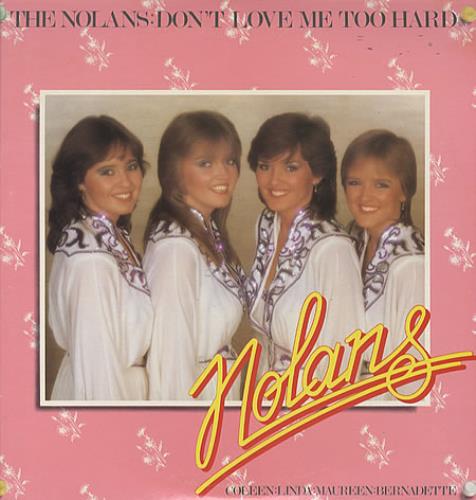 The Nolans Don't Love Me Too Hard vinyl LP album (LP record) Japanese NOLLPDO334938