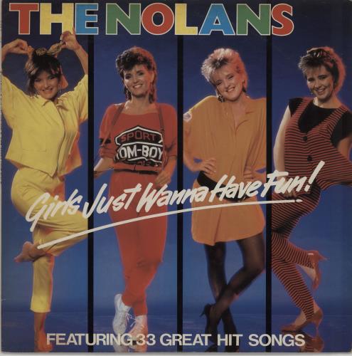 The Nolans Girls Just Wanna Have Fun vinyl LP album (LP record) Japanese NOLLPGI750118