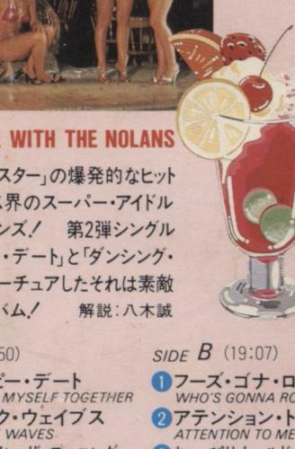 The Nolans Making Waves cassette album Japanese NOLCLMA849008