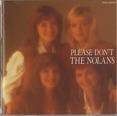 The Nolans Please Don't CD album (CDLP) Japanese NOLCDPL452018