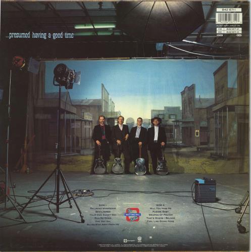 The Notting Hillbillies Missing... - Hype Stickered Sleeve vinyl LP album (LP record) UK NOTLPMI770952