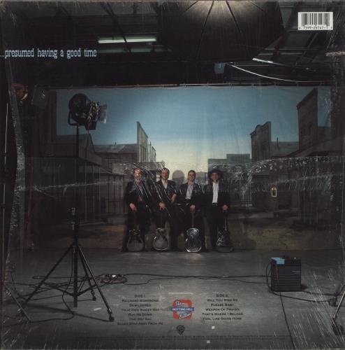 The Notting Hillbillies Missing... Presumed Having A Good Time - shrink vinyl LP album (LP record) US NOTLPMI867310