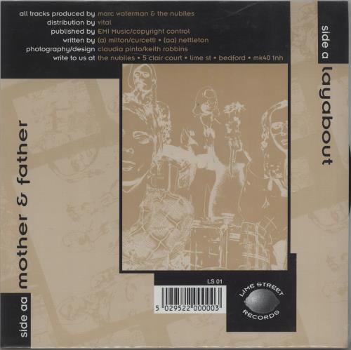 The Nubiles Layabout 7" vinyl single (7 inch record / 45) UK NUB07LA68740