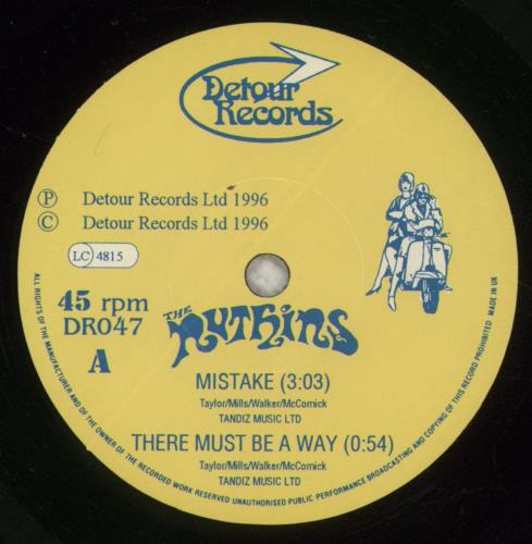 The Nuthins Mistake EP 7" vinyl single (7 inch record / 45) UK XXE07MI883417