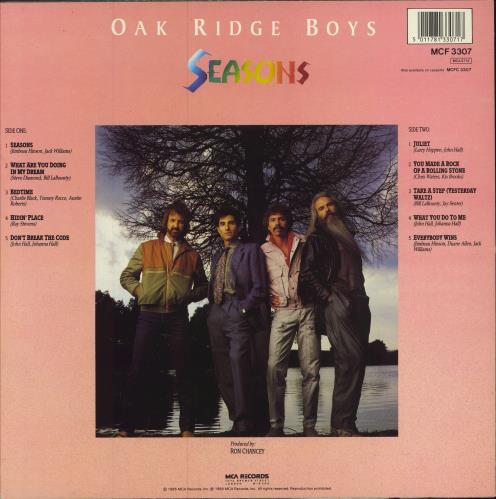 The Oak Ridge Boys Seasons vinyl LP album (LP record) US T7FLPSE781968