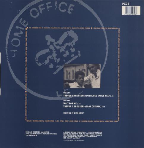 The Offenders Trevor's Trousers 12" vinyl single (12 inch record / Maxi-single) UK 8NI12TR855621