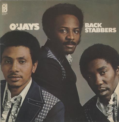 The O'Jays Back Stabbers - EX vinyl LP album (LP record) UK OJYLPBA882056