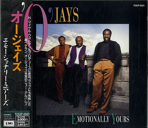 The O'Jays Emotionally Yours CD album (CDLP) Japanese OJYCDEM608985