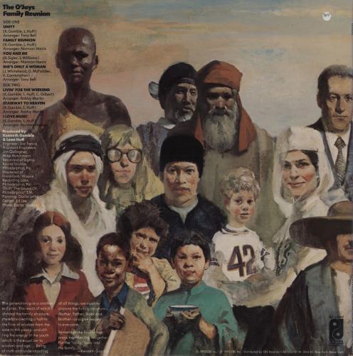The O'Jays Family Reunion vinyl LP album (LP record) US OJYLPFA755514