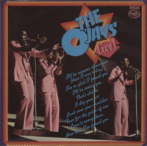 The O'Jays Live! vinyl LP album (LP record) UK OJYLPLI659390