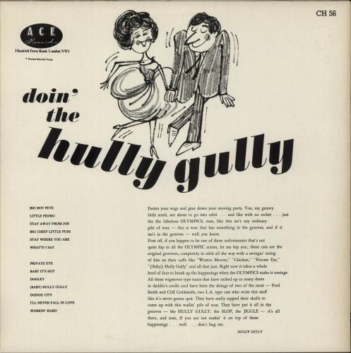 The Olympics Doin The Hully Gully vinyl LP album (LP record) UK OLYLPDO877086