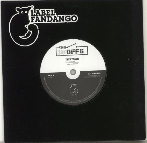 The On Offs This Town 7" vinyl single (7 inch record / 45) UK OFN07TH701948