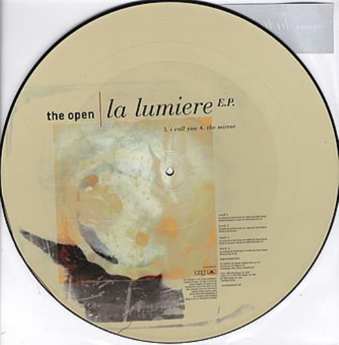 The Open La Lumiere EP 12" vinyl picture disc (12 inch picture record) UK TOP2PLA352522