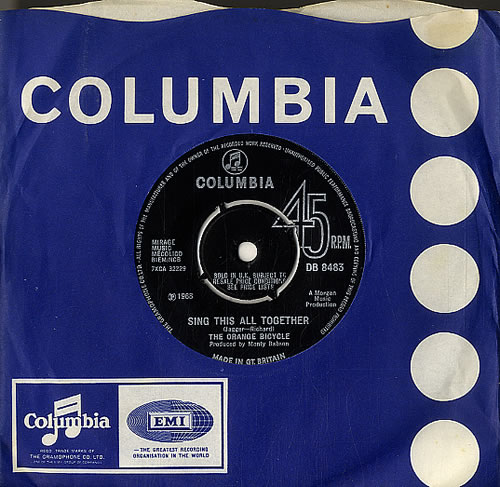 The Orange Bicycle Sing This All Together 7" vinyl single (7 inch record / 45) UK V4R07SI616964