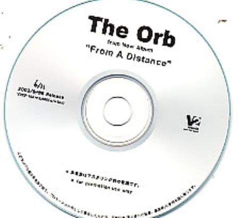 The Orb From A Distance CD-R acetate Japanese ORBCRFR250720