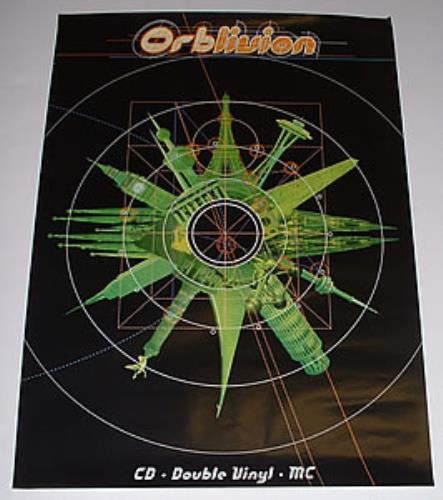 The Orb Orblivion poster UK ORBPOOR243804