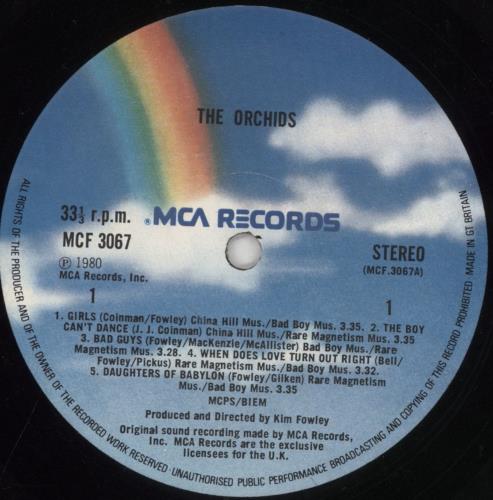 The Orchids (Rock) The Orchids vinyl LP album (LP record) UK 71GLPTH853260