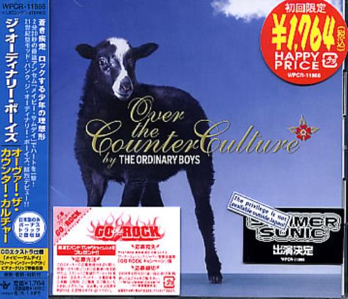 The Ordinary Boys Over The Counter Culture CD album (CDLP) Japanese TOACDOV287883