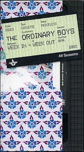 The Ordinary Boys Week In Week Out video (VHS or PAL or NTSC) UK TOAVIWE291018