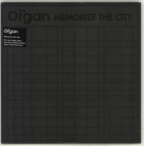 The Organ Memorize The City 7" vinyl single (7 inch record / 45) UK TQV07ME715885