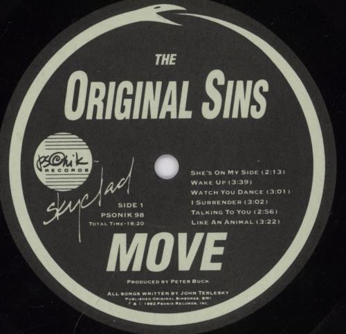 The Original Sins Move 2-LP vinyl record set (Double LP Album) US -6I2LMO893090