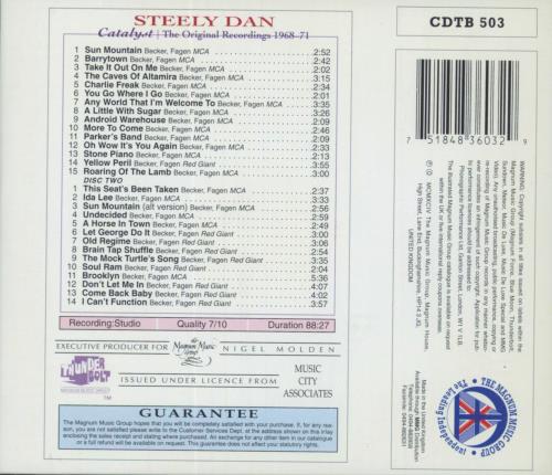 The Original Sound Track Catalyst: The Original Recordings 2 CD album set (Double CD) UK OSK2CCA829496