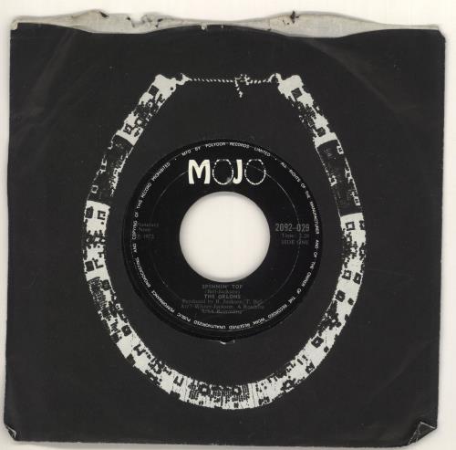 The Orlons Spinnin' Top 7" vinyl single (7 inch record / 45) UK ON307SP604528
