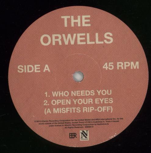 The Orwells Who Needs You EP 10" vinyl single (10 inch record) UK 46E10WH870955