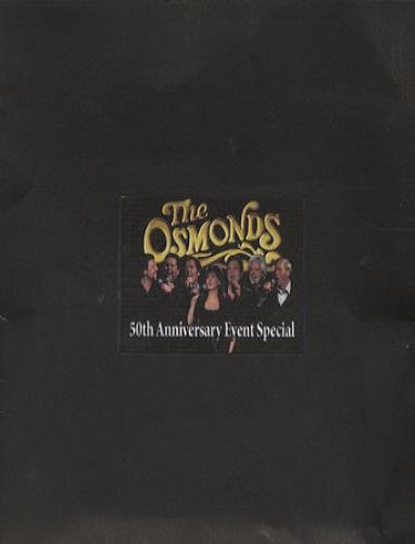 The Osmonds 50th Anniversary Event Special media press kit US OSDKITH442840