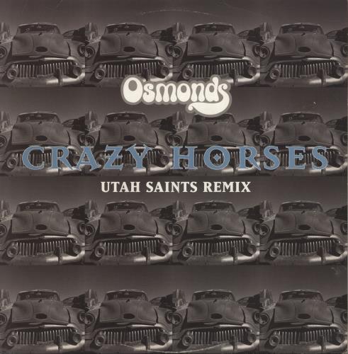 The Osmonds Crazy Horses 12" vinyl single (12 inch record / Maxi-single) UK OSD12CR188490