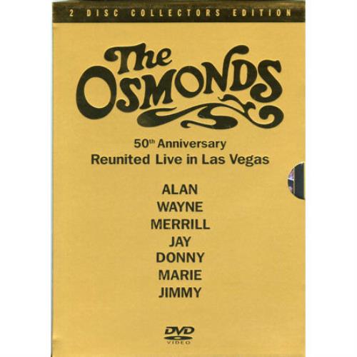 The Osmonds Live In Las Vegas - 50th Anniversary Edition DVD UK OSDDDLI433609