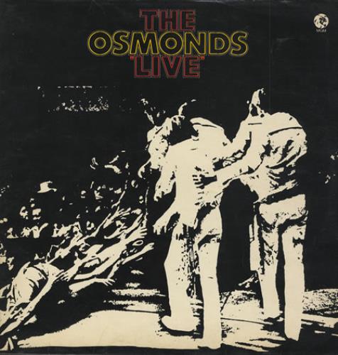 The Osmonds Live vinyl LP album (LP record) UK OSDLPLI423853