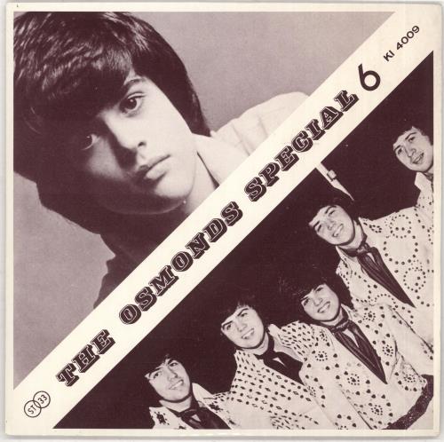 The Osmonds The Osmonds Special 6 7" vinyl single (7 inch record / 45) Japanese OSD07TH740345
