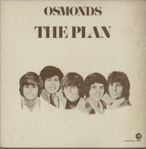 The Osmonds The Plan vinyl LP album (LP record) Italian OSDLPTH685406