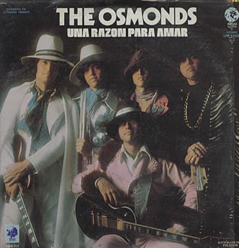 The Osmonds Una Razon Para Amar vinyl LP album (LP record) Mexican OSDLPUN316342